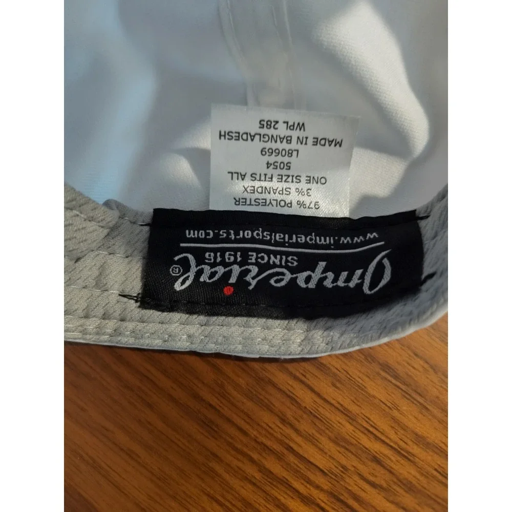 Imperial LIV Golf Rope Hat White Snapback True Fit Performance Cap L80669